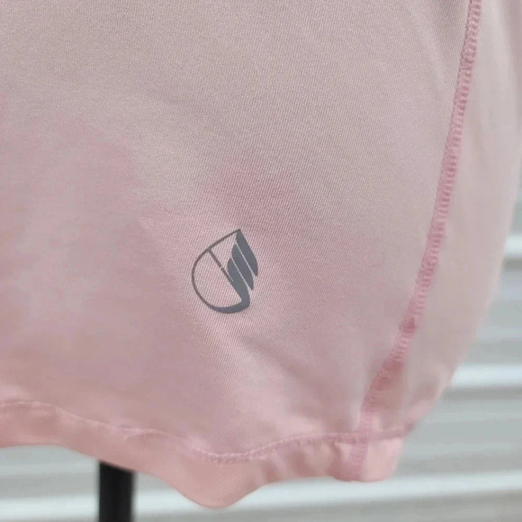 Icyzone Womens Athletic Tank Top Black Blush Pink Racerback Build Bra Insert S - Picture 5 of 11